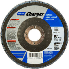 5″ × 1/4″ × 7/8″ Charger R822 Flap Disc Type 29 Conical 60 Grit - Exact Tooling