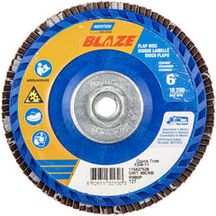 ‎6″ × 5/8″-11 80 Grit Type 27 Blaze Flap Disc - Exact Tooling