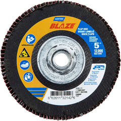 ‎5″ × 5/8″-11 60 Grit Type 27 Blaze Flap Disc - Exact Tooling