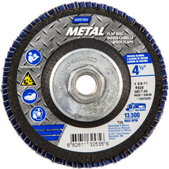 ‎4-1/2″ × 5/8″-11 40 Grit Type 29 Flap Disc - Exact Tooling