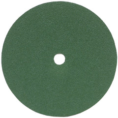 7″ × 1/4″ × 7/8″ GreenLyte Plus SG F986 Fiber Disc 50 Grit Ceramic Alumina - Exact Tooling