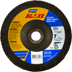 7″ × 1/4″ × 7/8″ SG Blaze R980P Flap Disc Type 29 Conical 80 Grit - Exact Tooling