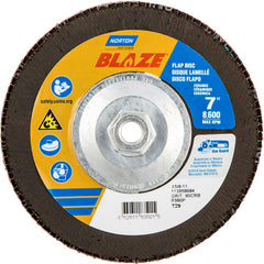 7″ × 1/4″ × 5/8″ SG Blaze R980P Flap Disc Type 29 Conical 80 Grit - Exact Tooling