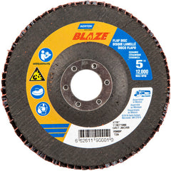 5 × 7/8″ Blaze Fiberglass Conical Flap Disc Type 29 36 Grit R980P Premium Ceramic Alumina - Exact Tooling