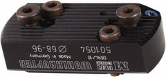 WOHLHAUPTER - 96 to 124mm Bore, 93.1mm OAL, 16mm Thick, Boring Head Serrated Slide - For Use with Wohlhaupter Digibore, Compatible with Series Digibore - Exact Tooling