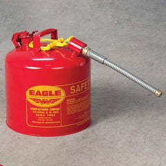 Eagle - Safety Dispensing Cans Type: Type II Safety Can Capacity: 5 Gal - Exact Tooling