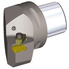 Kennametal - NG3R Insert, 52mm Head Length, Modular Grooving Cutting Unit Head - Right Hand Cut, System Size PSC50, Through Coolant, Series Top Notch - Exact Tooling