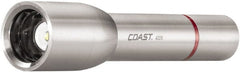 Coast Cutlery - White LED Bulb, 340 Lumens, Industrial/Tactical Flashlight - Silver Stainless Steel Body, 3 AA Batteries Included - Exact Tooling