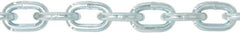 Value Collection - 1/4" Welded Proof Coil Chain - 1,300 Lb Capacity, Grade 30, 141' Long, Zinc Plated Finish - Exact Tooling