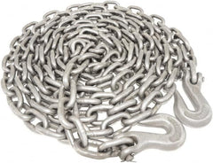 Value Collection - 5/16" Welded Tie Down Chain - 3,900 Lb Capacity, Grade 40, Self-Colored Finish - Exact Tooling
