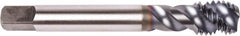 Union Butterfield - 1/2-20 UNF 3 Flute 2B Modified Bottoming Spiral Flute Tap - Powdered Metal, TiCN Finish, 3.937" OAL, Right Hand Flute, Right Hand Thread, Series 1676AP - Exact Tooling