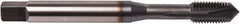 Union Butterfield - M10x1.50 Metric Coarse, 3 Flute, TiCN Finish, Powdered Metal Spiral Point Tap - Plug Chamfer, Right Hand Thread, 100mm OAL, 22mm Thread Length, 0.381" Shank Diam, 6H Class of Fit, Series 1673AP - Exact Tooling