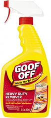 Goof Off - Adhesive, Graffiti & Rust Removers Type: Adhesive Remover Removes/Dissolves: Caulk Residue; Chewing Gum; Crayon; Glue; Marker; Paint; Pen; Scuff Marks; Stickers; Tar; Tree Sap - Exact Tooling
