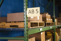 Aigner Index - 3 Long x 1 Wide, Self Adhesive Back, Label Holder - Yellow - Exact Tooling