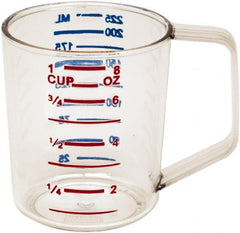 Rubbermaid - 0.25 Quart Polycarbonate Measuring Cup - 25 ml Graduation - Exact Tooling