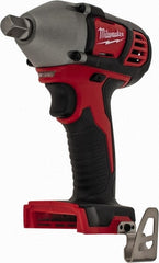 Milwaukee Tool - 1/2" Drive 18 Volt Pistol Grip Cordless Impact Wrench & Ratchet - 0 to 2,200 RPM, 0 to 3,350 BPM, 183 Ft/Lb Torque, Lithium-Ion Batteries Not Included - Exact Tooling