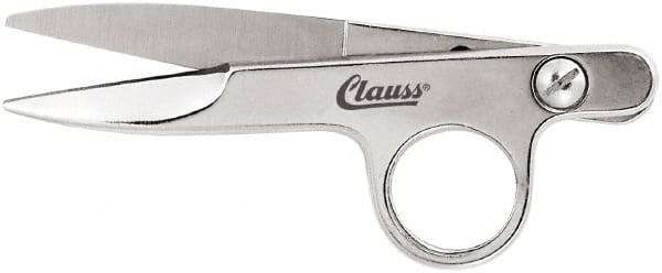 Clauss - 1" Length of Cut, Straight Pattern Thread Snip - 4-1/2" OAL - Exact Tooling