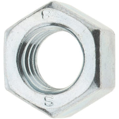 Value Collection - M8x1.25 Metric Coarse Steel Right Hand Hex Nut - 12mm Across Flats, 6.5mm High, Zinc-Plated Finish - Exact Tooling