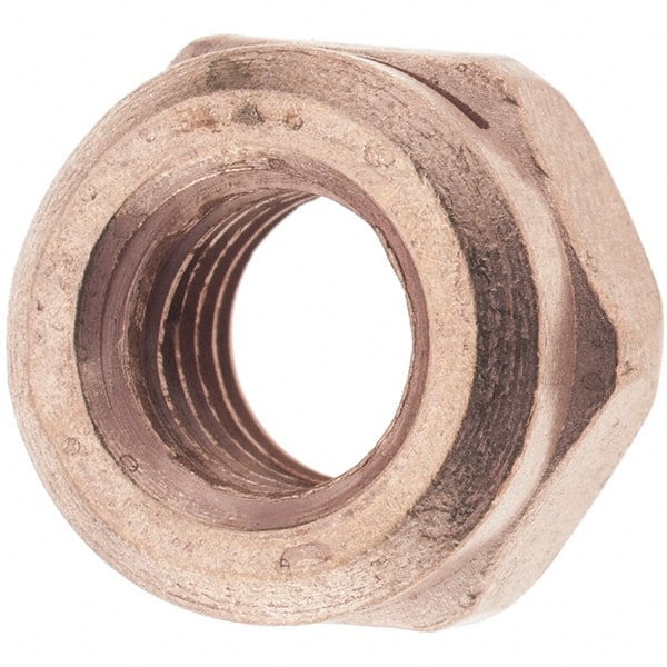 Value Collection - M10x1.50 Steel Washer Hex Nut - 10mm High, Copper Finish - Exact Tooling
