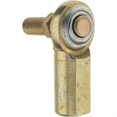 Value Collection - Female Spherical Rod End with Stud - 3/8-24, Steel with Steel Raceway - Exact Tooling