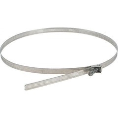 Value Collection - SAE Size 188, Stainless Steel Quick Release Worm Drive Clamp - 1/2" Wide, Material Grade 301, Series 550 - Exact Tooling