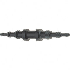 Value Collection - Plastic Straight Automotive Vacuum Connector - 1/8 x 1/4 x 3/8" Fitting - Exact Tooling