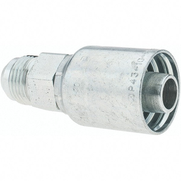 Parker - 5/8 Thread Hydraulic Hose Fitting - -10 Hose Size, 5/8" Hose Diam - Exact Tooling