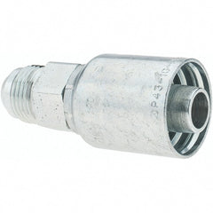 Parker - 5/8 Thread Hydraulic Hose Fitting - -10 Hose Size, 5/8" Hose Diam - Exact Tooling