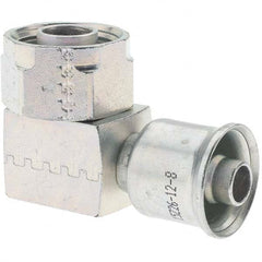 Parker - 1-14 Thread Steel Hydraulic Hose 90° Elbow - Exact Tooling