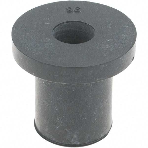 Value Collection - 3/8-16, 1-1/4" Diam Flange, Rubber Insulated Rivet Nut - Neoprene, 7/8" Long - Exact Tooling