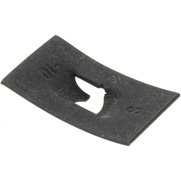 Made in USA - #10 Screw Size, 3/4" Long x 1/2" Wide, Speed Nuts - For Nonthreaded Fasteners - Exact Tooling