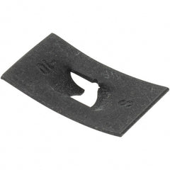 Made in USA - #10 Screw Size, 3/4" Long x 1/2" Wide, Speed Nuts - For Nonthreaded Fasteners - Exact Tooling