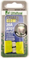 Value Collection - 20 Amp, Automotive Fuse - Yellow, Littlefuse ATO020 - Exact Tooling