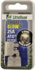 Value Collection - 25 Amp, Automotive Fuse - Clear, Littlefuse ATO025 - Exact Tooling