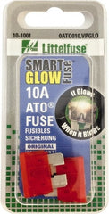 Value Collection - 10 Amp, Automotive Fuse - 3/4" Long, Red, Littlefuse ATO010 - Exact Tooling