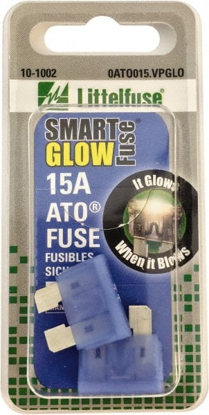 Value Collection - 15 Amp, Automotive Fuse - Blue, Littlefuse ATO015 - Exact Tooling