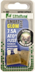 Value Collection - 7.5 Amp, Automotive Fuse - Brown, Littlefuse ATO07 - Exact Tooling