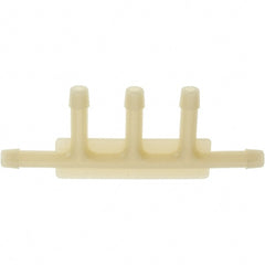 Value Collection - Nylon Five-Way Automotive Vacuum Connector - 3/16 x 3/16 x 3/16 x 3/16 x 3/16" Fitting - Exact Tooling