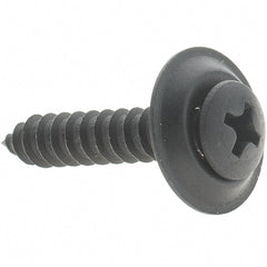 Value Collection - #10 Sems Oval Head Phillips Sheet Metal Screw - 1" Long - Exact Tooling