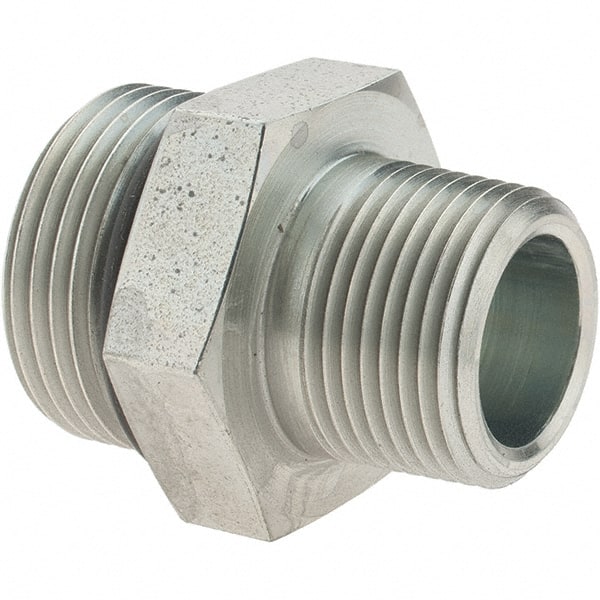 Parker - 1-5/16-12 SAE ORB Steel Hydraulic Hose Adapter - 4,500 psi, -16 Hose Size, 1" Hose Diam - Exact Tooling