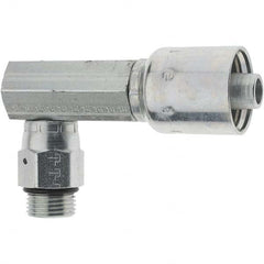 Parker - 1/2 Thread Hydraulic Hose Fitting - -8 Hose Size, 1/2" Hose Diam - Exact Tooling