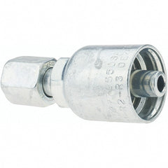 Parker - 9/16-18 Female JIC Hydraulic Hose Female JIC 37° Swivel & Straight Fitting - -6 Hose Size, 3/8" Hose Diam - Exact Tooling