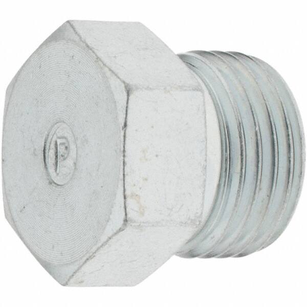 Parker - Seal-Lok Steel Hydraulic Hose Pipe Plug - 9,200 psi, -6 Hose Size, 3/8" Hose Diam - Exact Tooling