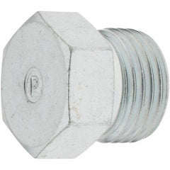 Parker - Seal-Lok Steel Hydraulic Hose Pipe Plug - 9,200 psi, -6 Hose Size, 3/8" Hose Diam - Exact Tooling