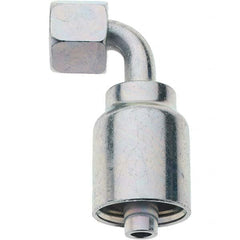 Parker - 3/8 Thread Hydraulic Hose Fitting - -6 Hose Size, 3/8" Hose Diam - Exact Tooling