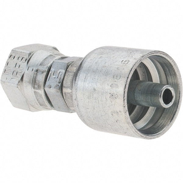 Parker - 1/4 Thread Hydraulic Hose Fitting - -4 Hose Size, 1/4" Hose Diam - Exact Tooling
