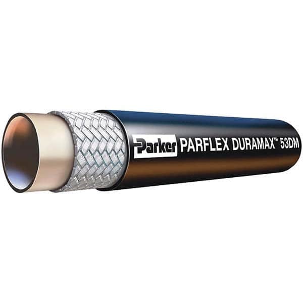 Parker - 1/2" ID x 0.89" OD, Thermoplastic Tube - 3000 psi, Black, 250' Long - Exact Tooling