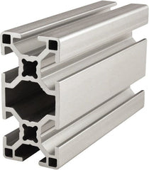 80/20 Inc. - 4 Meters Long x 30 mm Wide x 60 mm Deep, T-Slotted Aluminum Extrusion - Clear Anodized Finish - Exact Tooling