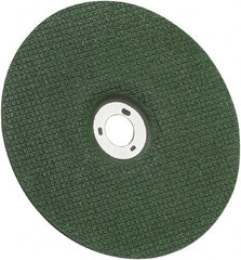 3M - 36 Grit, 7" Wheel Diam, 1/8" Wheel Thickness, 7/8" Arbor Hole, Type 27 Depressed Center Wheel - Ceramic - Exact Tooling