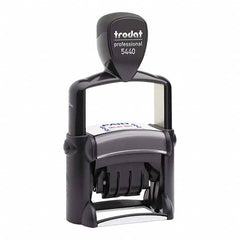 Trodat - Pre-inked Custom Stamps Type: Custom Stamp - 5-In-1 Dater Message: Date/Entered/Faxed/Paid/Received - Exact Tooling
